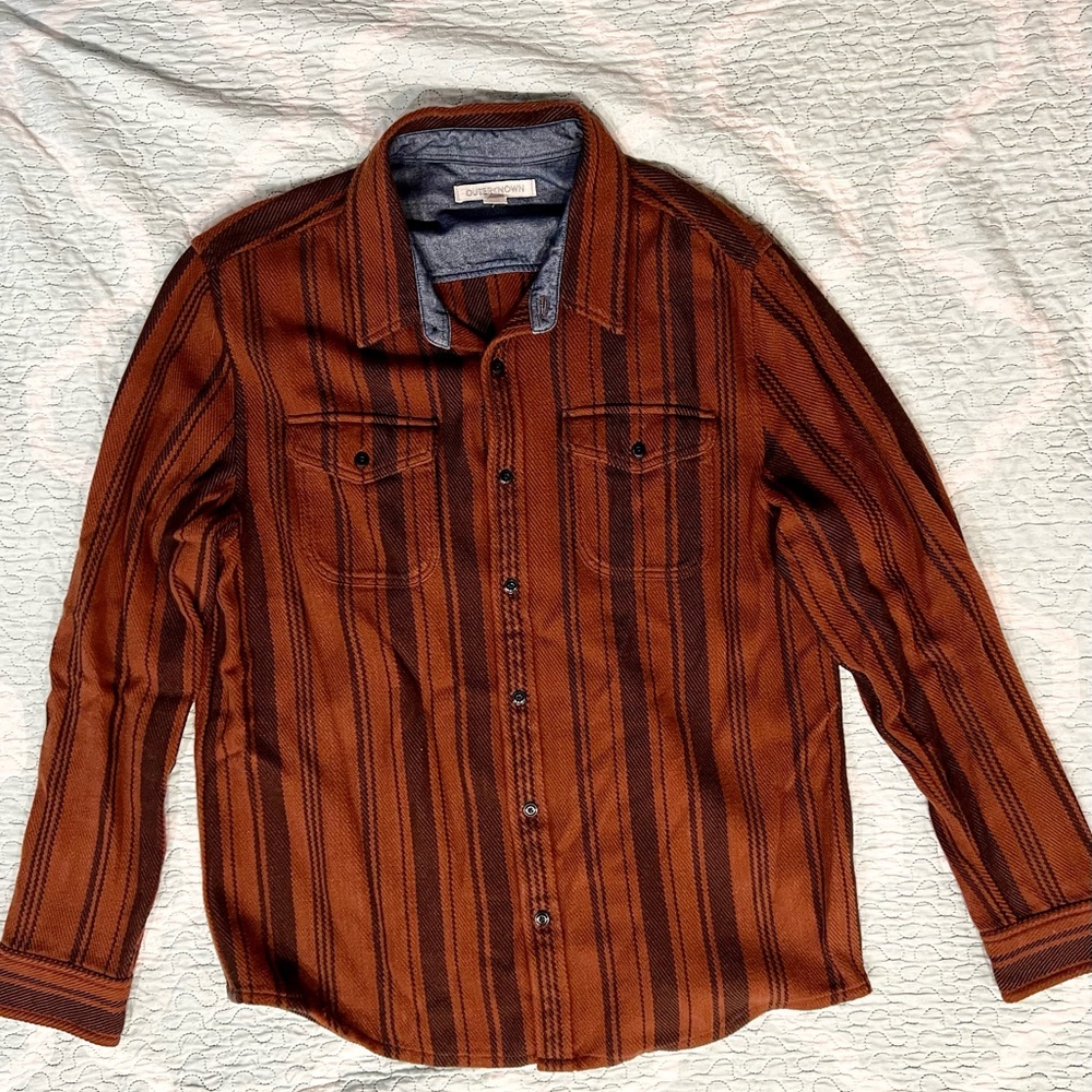 Outerknown blanket shirt XL worn but like new